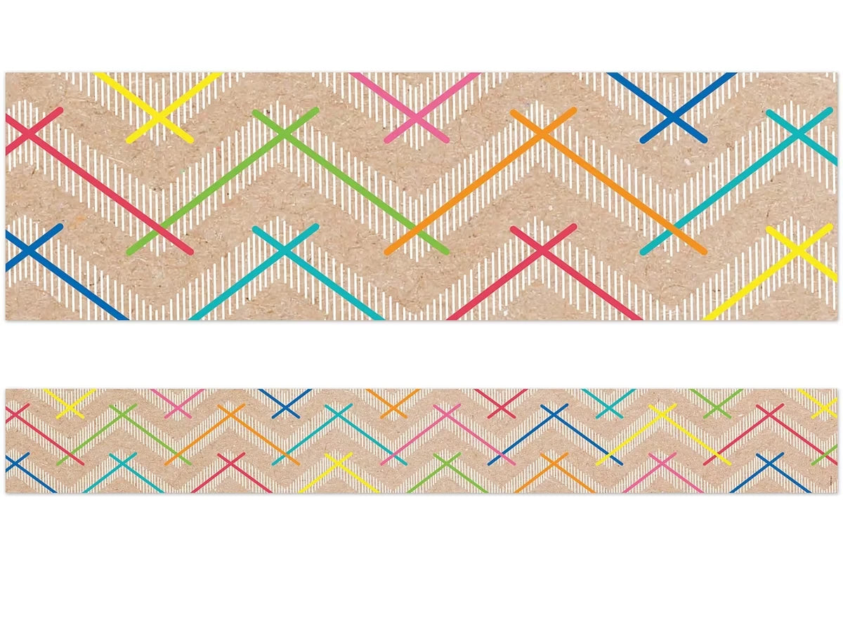 Krafty Pop! Colorful Chevron Border - US 1751