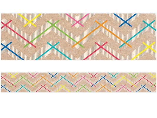 Krafty Pop! Colorful Chevron Border - US 1751