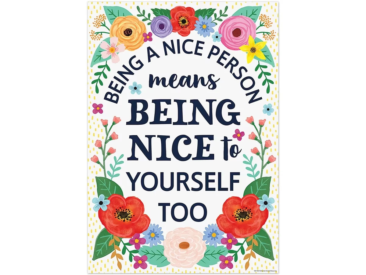 Wildflowers Being a Nice Person Poster - US 4665