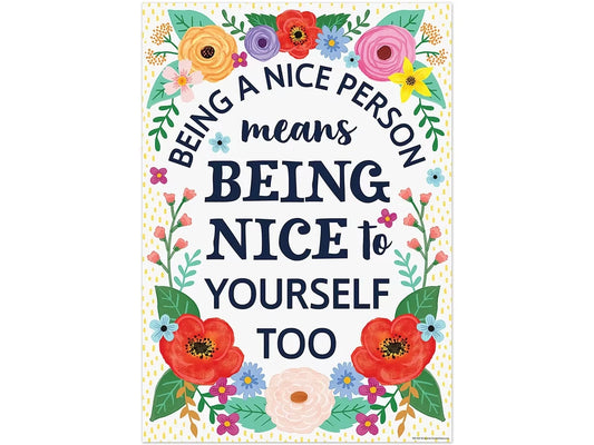 Wildflowers Being a Nice Person Poster - US 4665