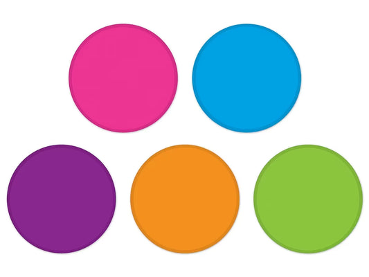 Bright Colors Circle Accents - US 9205