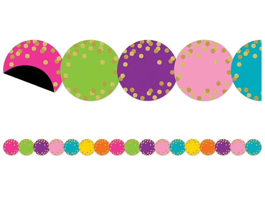 Confetti Circle Magnetic Border - US 1982