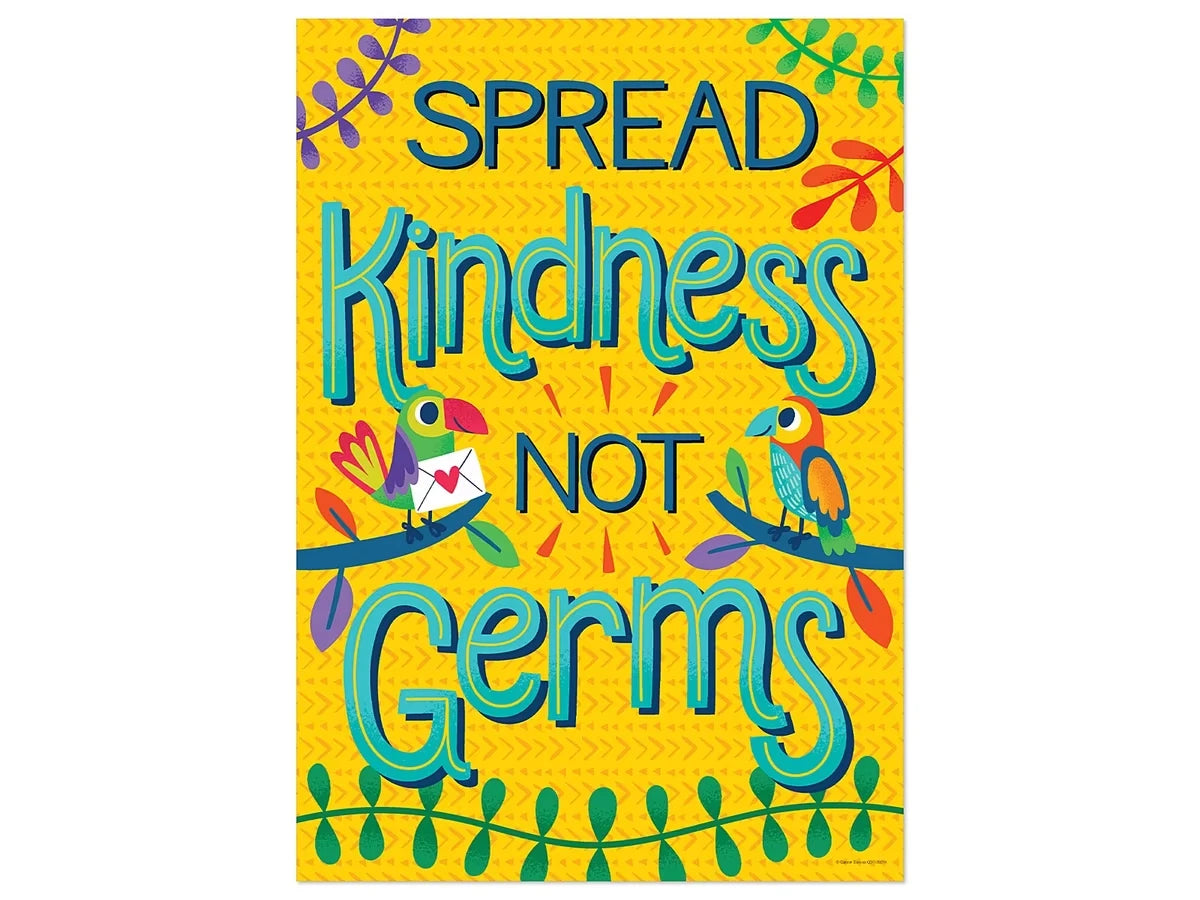 One World Spread Kindness Not Germs Poster - US 9868