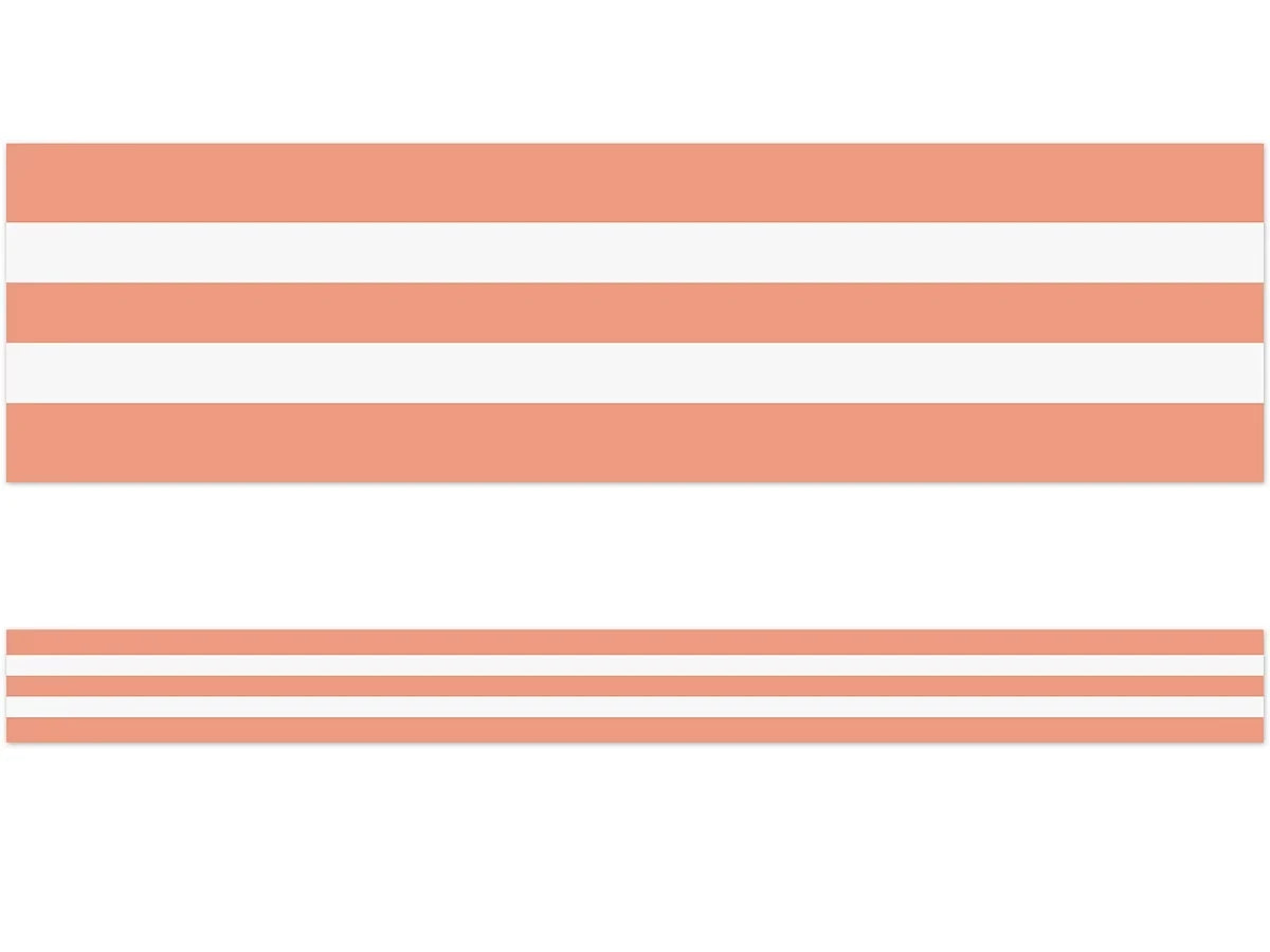 Coral Striped Border - US 3321
