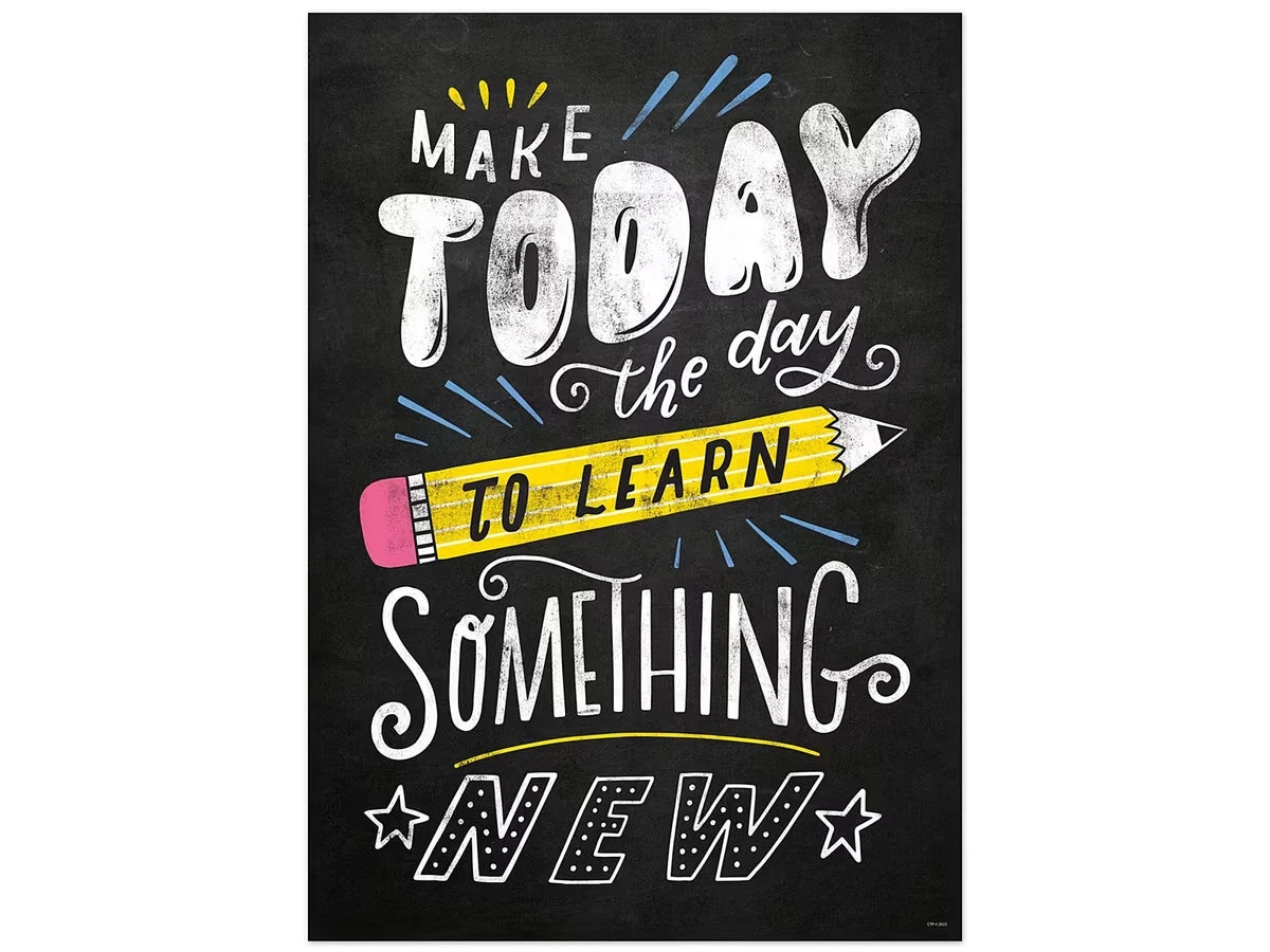 Chalk It Up! Make Today the Day Poster - US 4909