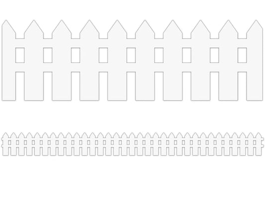 White Picket Fence Border - US 2674
