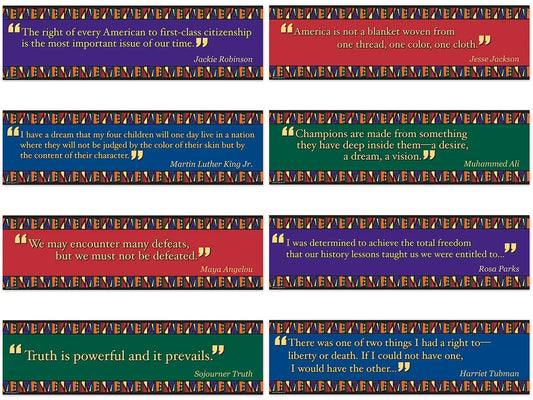 Famous African American Quotes Bulletin Board Set - US 8696