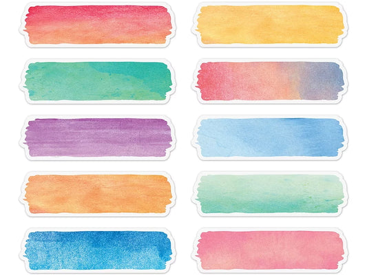 Watercolor Label Accents - US 2401