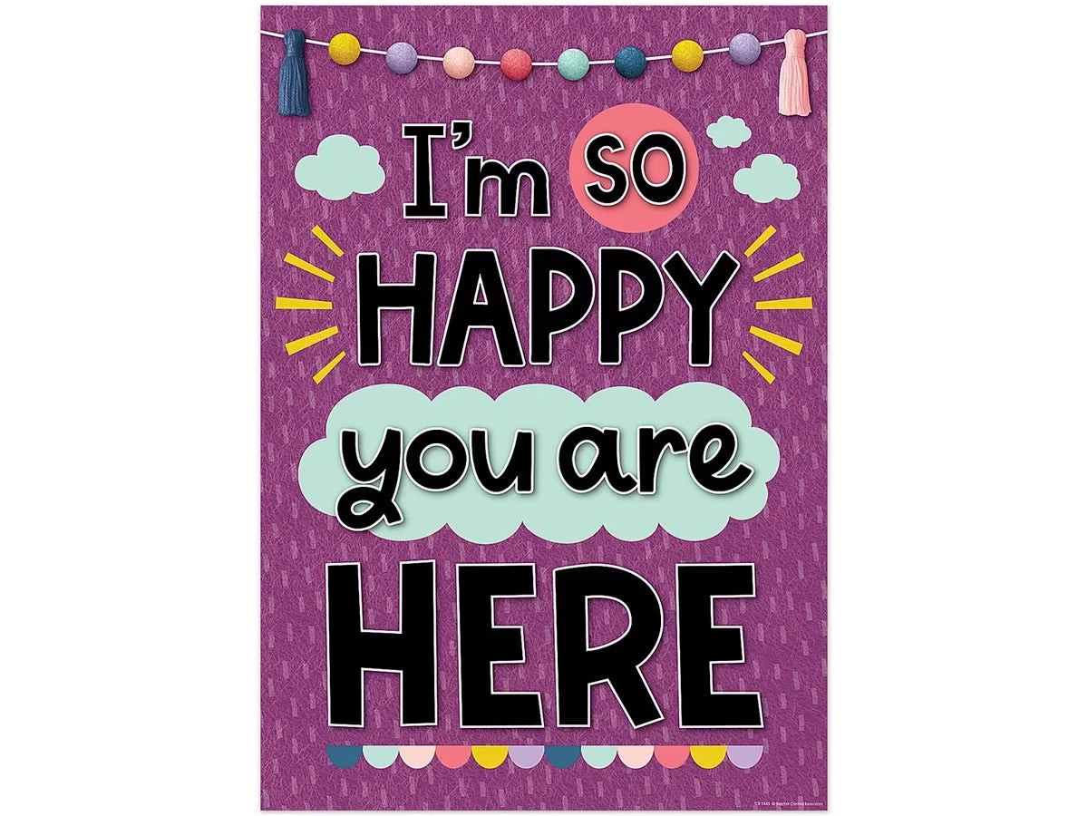 Oh Happy Day! I’m So Happy You Are Here Poster - US 2899
