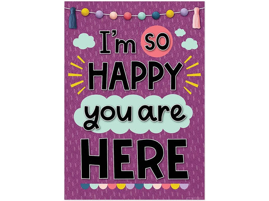 Oh Happy Day! I’m So Happy You Are Here Poster - US 2899