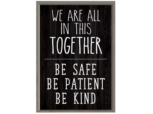 Home Sweet Classroom We Are All in This Together Poster - US 7036