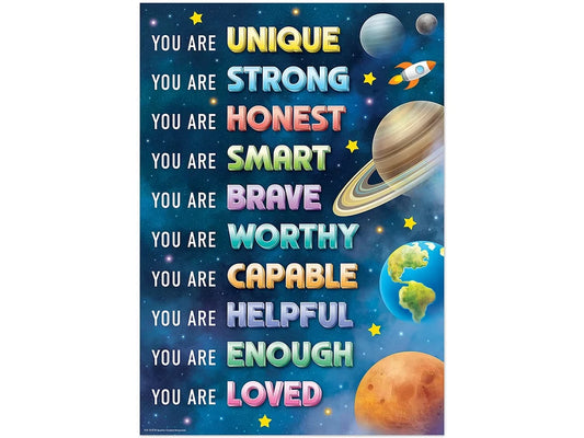 Outer Space Crew You Are Unique Poster - US 2033