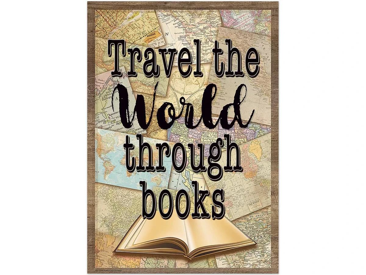 Travel the Map! Books Poster - US 1096