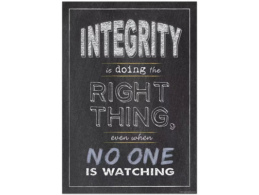 Chalk It Up! Integrity Poster - US 6715