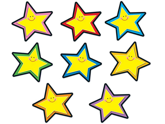 Happy Stars Yellow Accents - US 7739