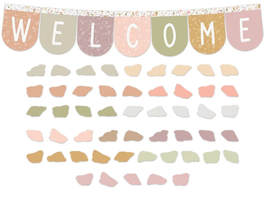 Terrazzo Tones Welcome Bulletin Board Set - US 2776