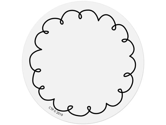 Black & White Circle Mini Accents - US 8147