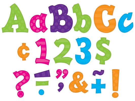 Sassy 5" Punch-Out Letters - US 1646