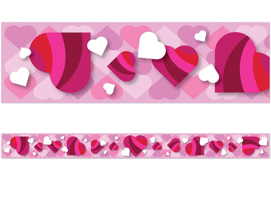 Hearts & Clovers Double-Sided Holiday Border - US 9989