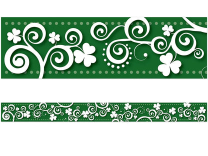Hearts & Clovers Double-Sided Holiday Border - US 9989