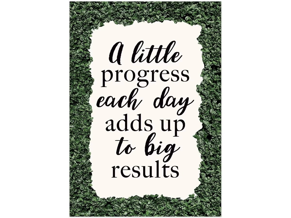 Modern Farmhouse A Little Progress Poster - US 8100