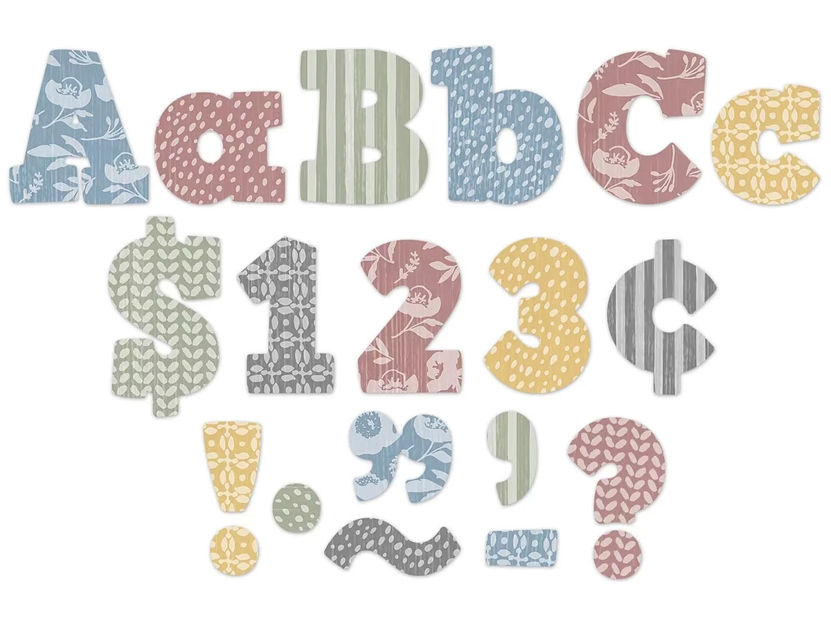 Classroom Cottage 4" Punch-Out Letters - US 6870