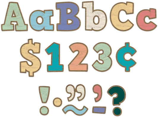 Home Sweet Classroom Painted Wood 4" Punch-Out Letters - US 6410