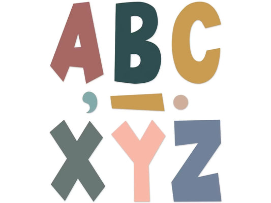 Wonderfully Wild 7" Punch-Out Letters - US 9220