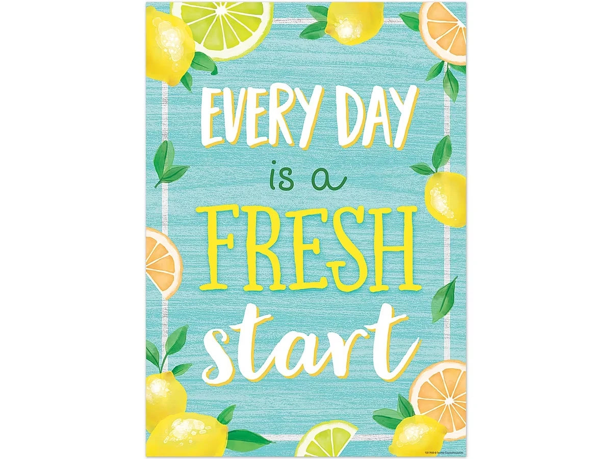 Lemon Zest Every Day Is a Fresh Start Poster - US 3763