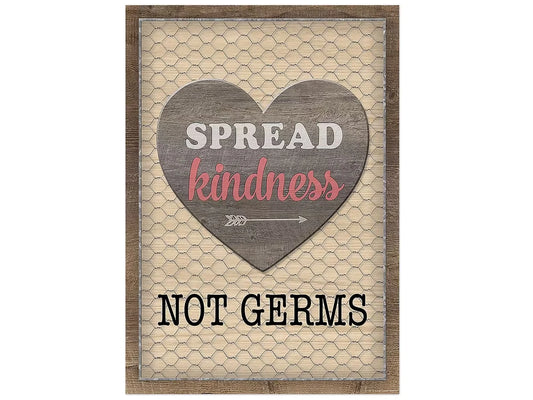Home Sweet Classroom Spread Kindness Not Germs Poster - US 8746