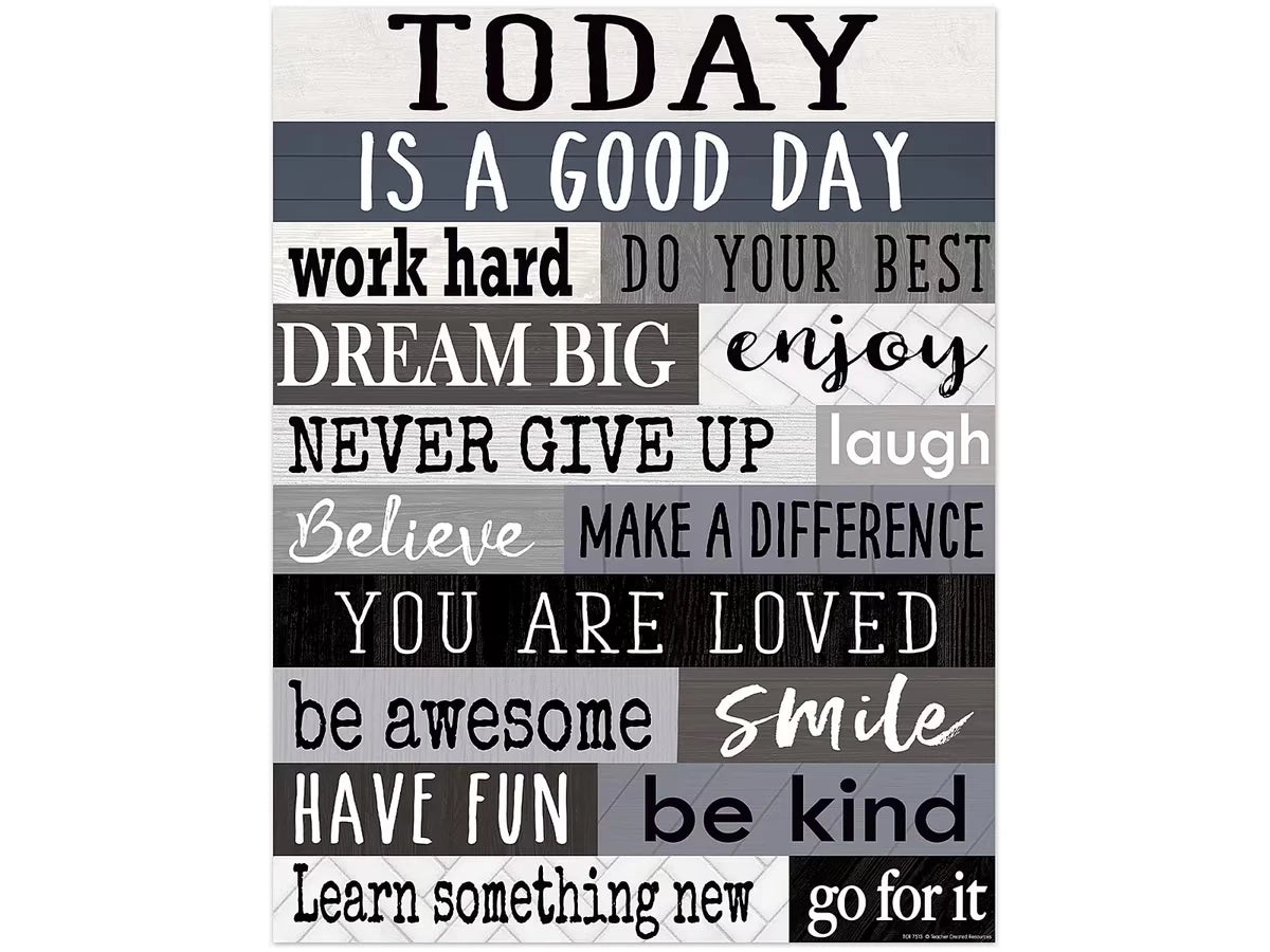 Modern Farmhouse Today Is a Good Day Poster - US 4658