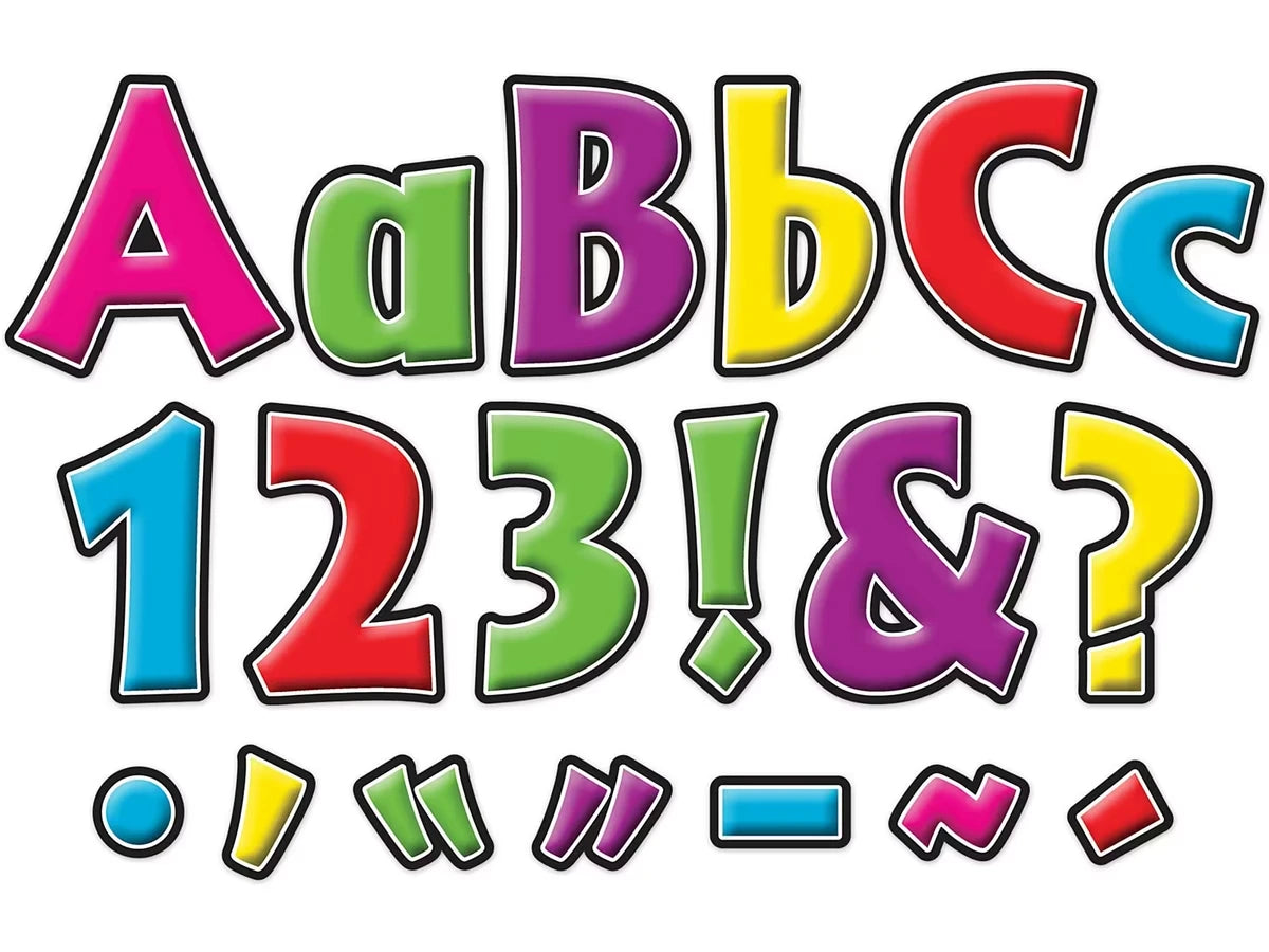 Neon 4" Punch-Out Letters - US 9053