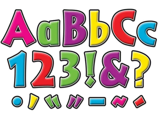 Neon 4" Punch-Out Letters - US 9053