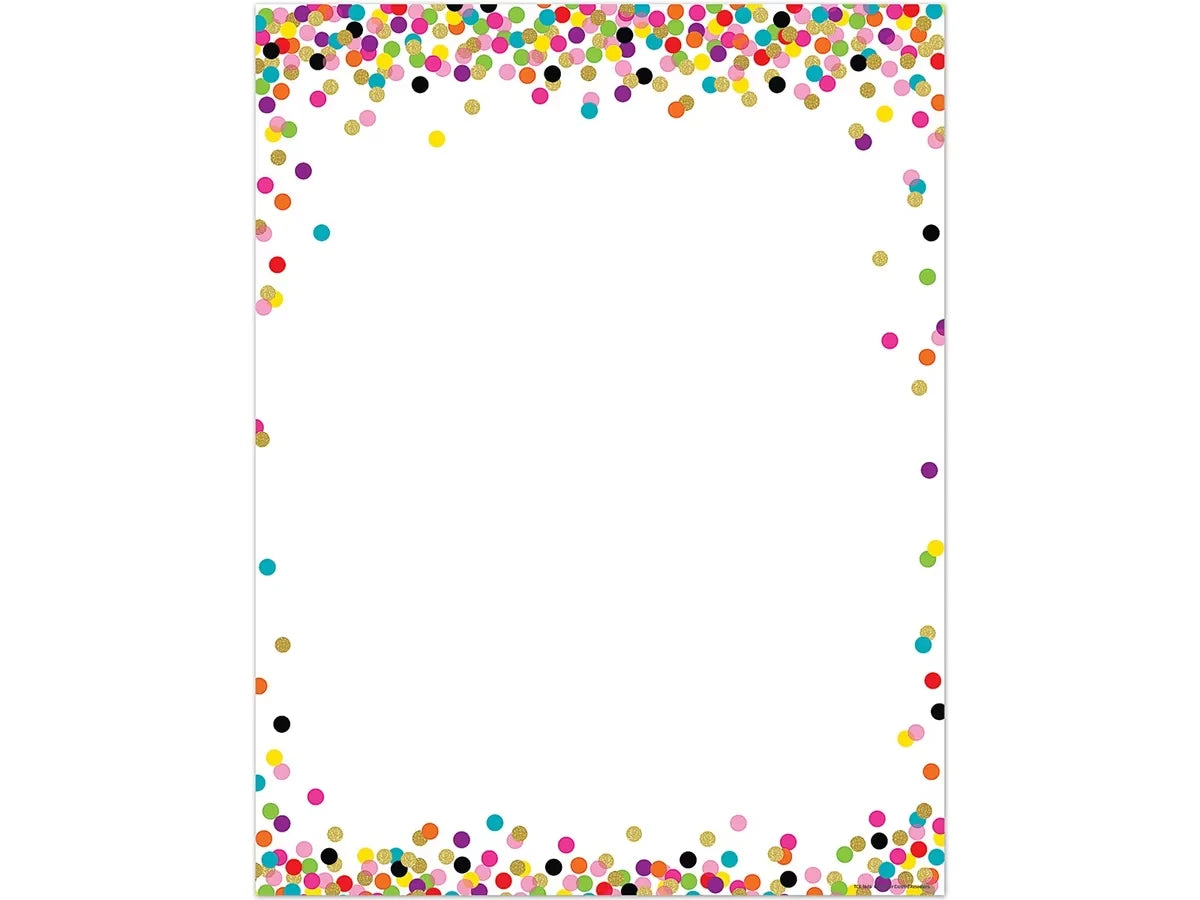 Confetti Blank Poster - US 7300