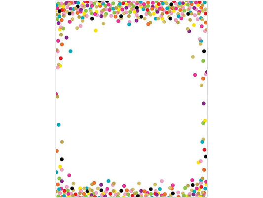 Confetti Blank Poster - US 7300