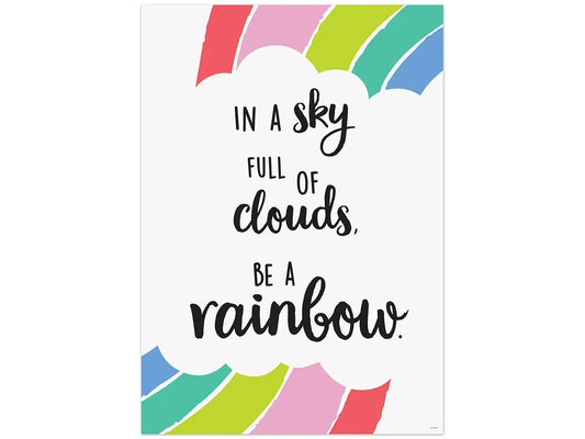Rainbow Doodles Be a Rainbow Poster - US 8140