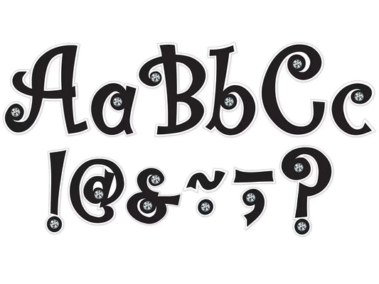 Jeweled 7" Punch-Out Letters - US 2255
