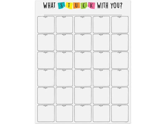 What Stuck with You? Reference Poster - US 7599
