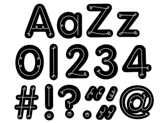 Loop-De-Loop 4" Punch-Out Letters - US 1672