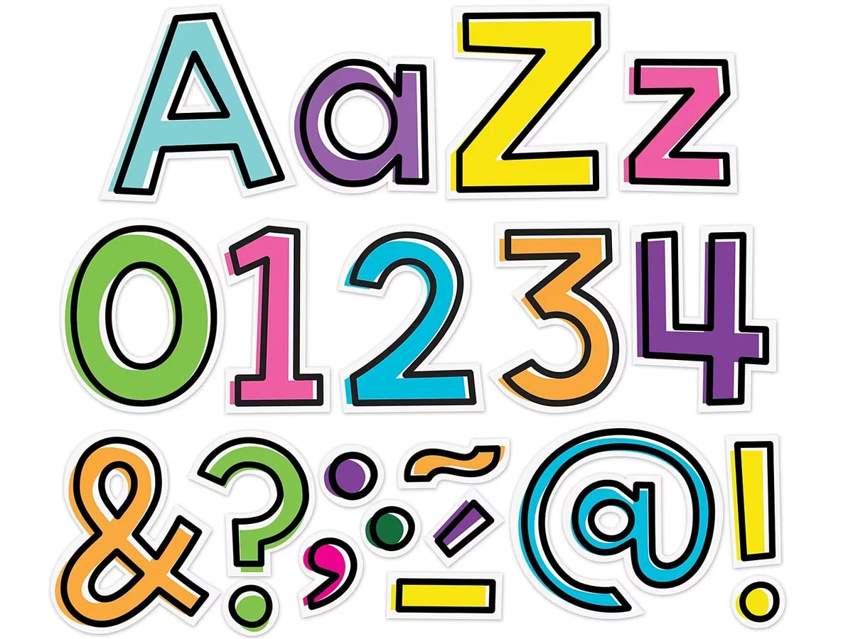 Kind Vibes 4" Punch-Out Letters - US 3624