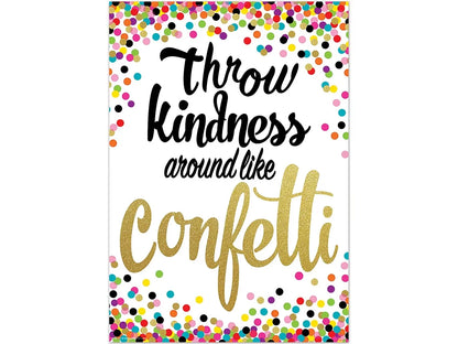 Confetti Throw Kindness Around Poster - US 3812