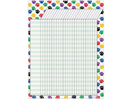 Paw Print Incentive Chart - US 9208