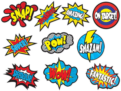 Superhero Word-Burst Accents - US 1878