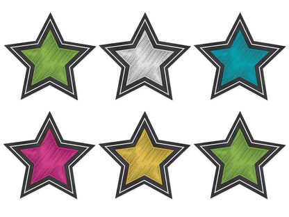 Chalkboard Brights Star Accents - US 5131