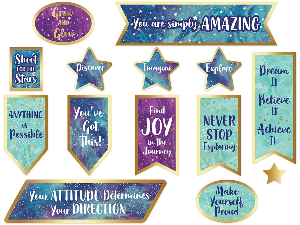 Galaxy Motivational Bulletin Board Set - US 4251