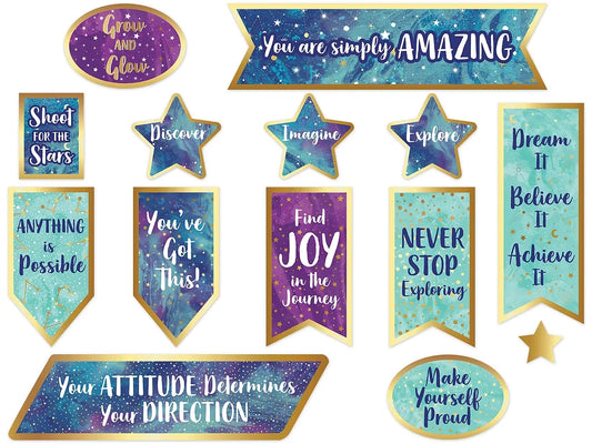 Galaxy Motivational Bulletin Board Set - US 4251