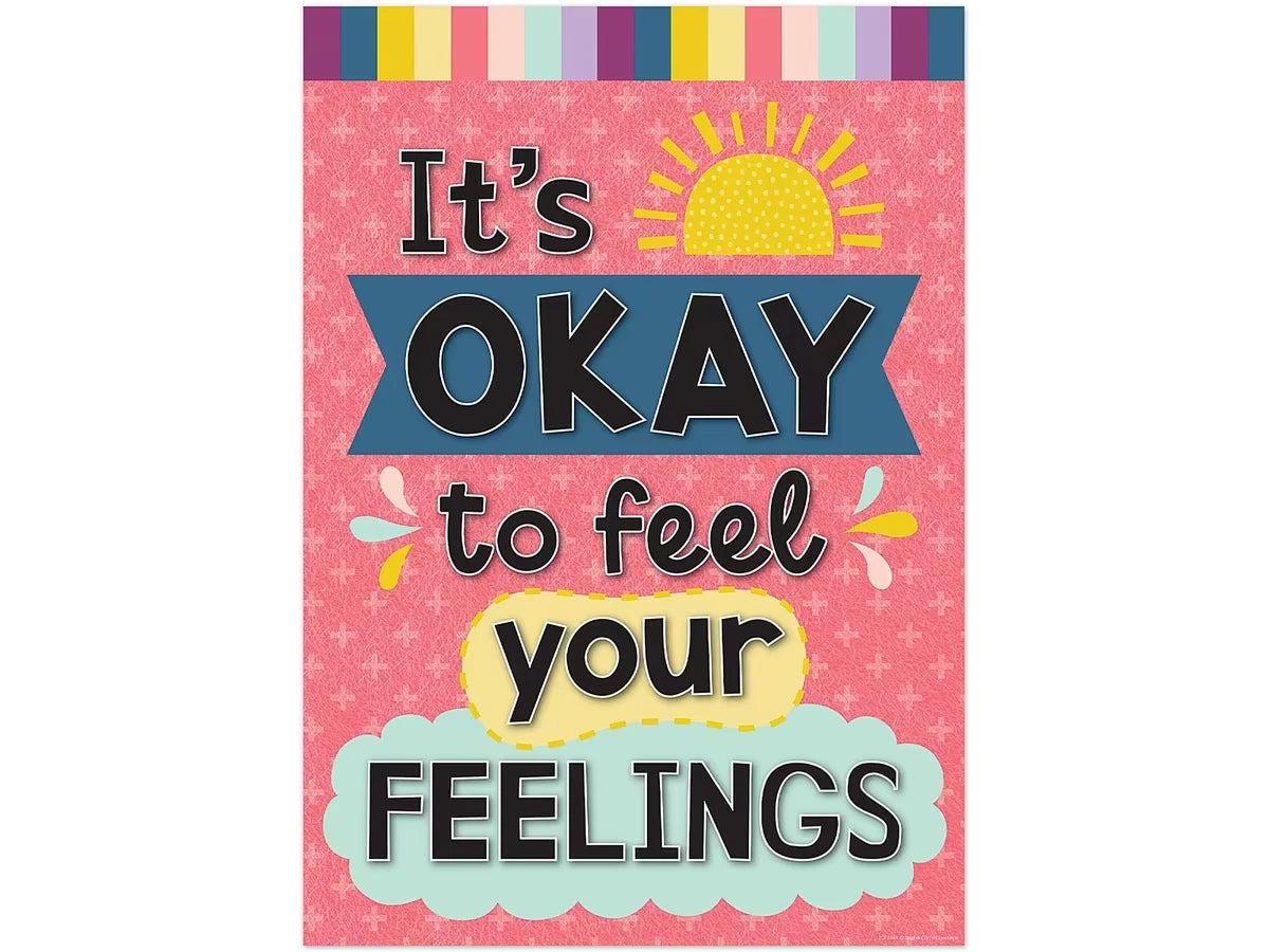 Oh Happy Day! It’s Okay to Feel Your Feelings Poster - US 6301