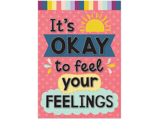 Oh Happy Day! It’s Okay to Feel Your Feelings Poster - US 6301