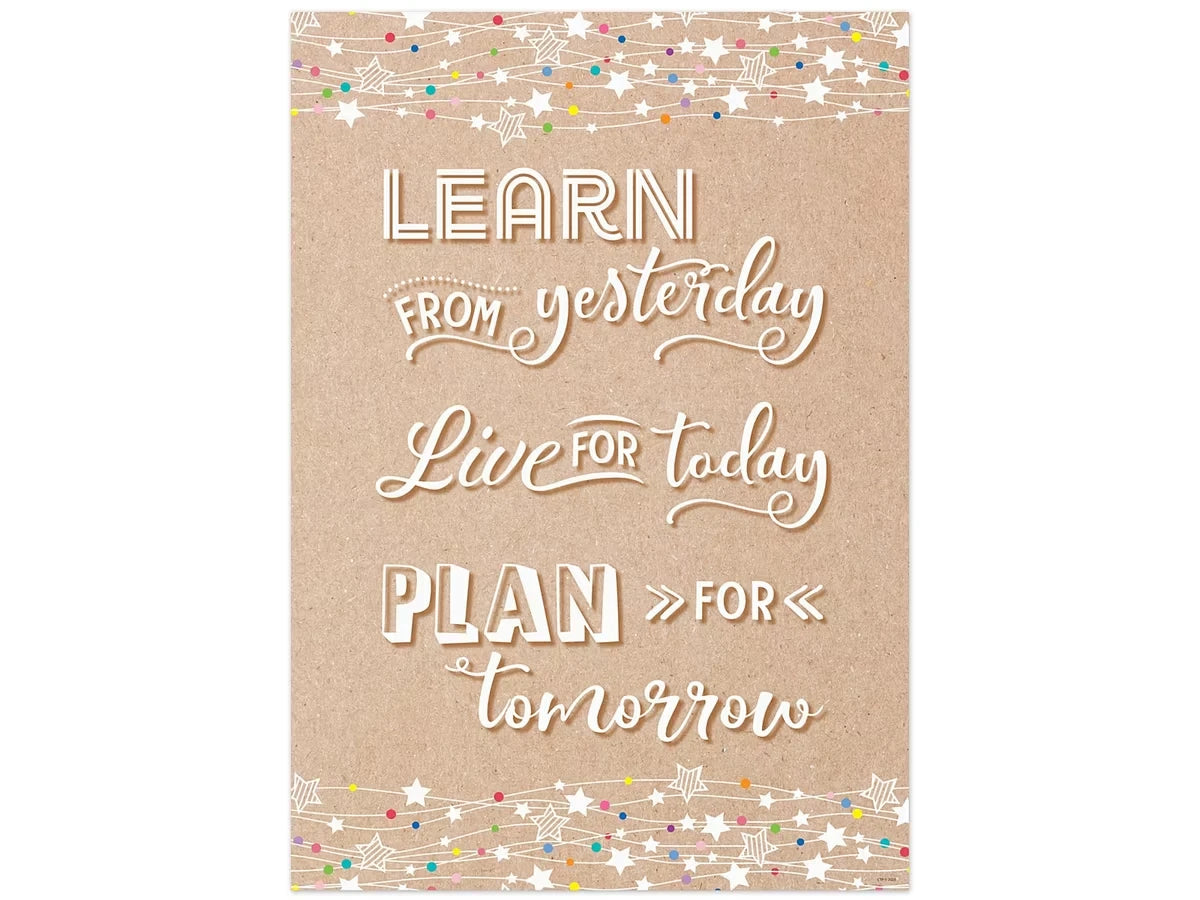 Krafty Pop! Learn from Yesterday Poster - US 3093