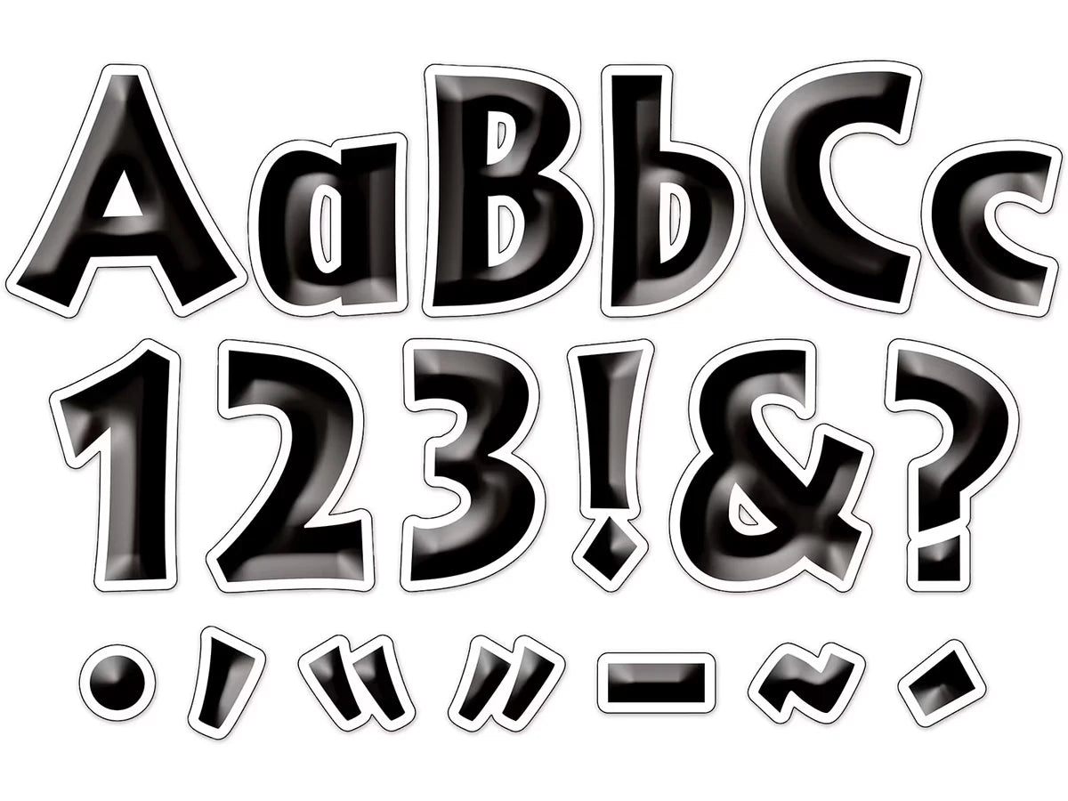 Black Tie Affair 4" Punch-Out Letters - US 5076
